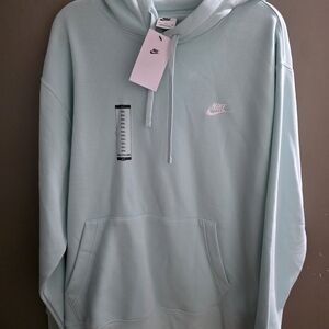 Nike Men's Light Blue Hoodie